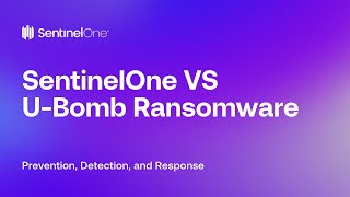 SentinelOne Demo SentinelOne VS UBomb Ransomware  Detection and Mitigation [upl. by Micaela]