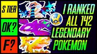 I Ranked ALL 142 Legendary Pokemon Shiny Forms  Mr1upz [upl. by Okier]