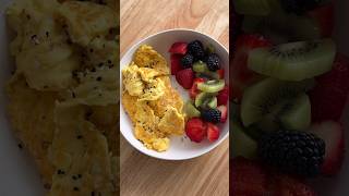 Cottage Cheese Scrambled Eggs🧀🥚🤩 cottagecheese highproteinrecipes breakfastrecipes [upl. by Notsae]