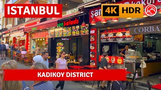 HDR Istanbul Kadikoy Christmas Time 2023 Walking Tour4k 60fps [upl. by Dazhahs]