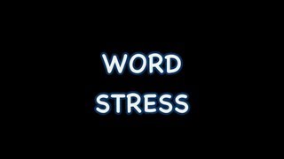 Word Stress in English 5 basic rules to improve your pronunciation [upl. by Cathlene]