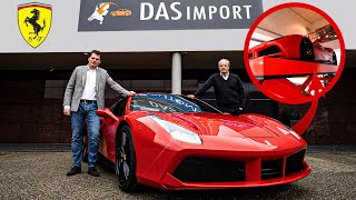 FERRARI RIJDEN EN VEEL GELD BESPAREN BIJ AANKOOP NIEUWE AUTO VIA DAS IMPORT [upl. by Rj]