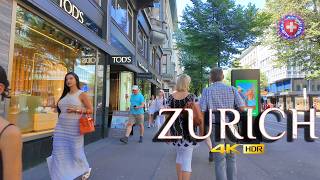 ZURICH SWITZERLAND ✨ Walking tour around BAHNHOFSTRASSE amp Lindenhof  City Center currently Stroll [upl. by Saber]