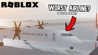 ROBLOX WORST AIRLINE FlyIndia ECO Review BAD [upl. by Lucier]