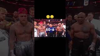 Mike Tyson vs Jake Paul points😞 boxing fyp foryoupage miketyson jakepaul miketysonvsjakepaul [upl. by Abla]