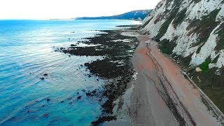 Samphire Hoe Dover 4k Drone Footage [upl. by Trudy]