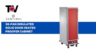 Sentinel 36Pan Insulated Solid Door Heated Proofer Cabinet PA7032 [upl. by Burl331]