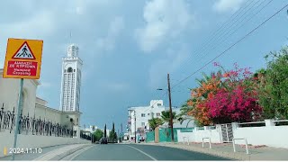 Cyprus Road Trip 20241110 driving around Latsia on a Sunday early morning [upl. by Calendre]