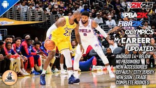 NBA2K20  2K25 Updated Roster  New Update  New Accessories  New MC  Gameplay  Lakers vs 76ers [upl. by Llecrad689]