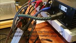 bi wiring with audioquest rocket 33s test [upl. by Emoryt]