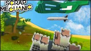 AM ARUNCAT IN AER CASTELUL  Scrap Mechanic [upl. by Sinnard]