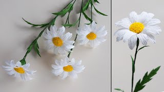 How To Make Daisy Paper Flower  Paper Flower  Góc nhỏ Handmade [upl. by Suertemed]