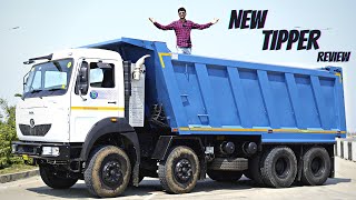 New TATA Signa 3525 Tk Bs6 Tipper Truck Review  Price  Load Capacity  Driving [upl. by Icken]