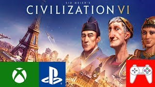 Civilization VI Consoles Controls  PS4 Players Get Free DLC Xbox One PS4 [upl. by Yknip]