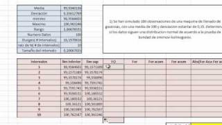 prueba de bondad de ajuste de smirnov  kolmogorov normal parte I [upl. by Ahsinnod739]