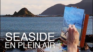 How to paint a scene from life  Seaside En Plein Air [upl. by Anirba70]