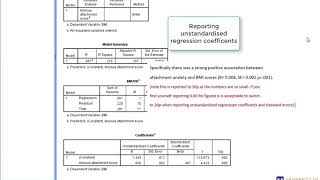 multiple regression in SPSS [upl. by Elleinod42]