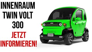 E Microcar Kabinenroller Mopedauto Twin Volt 300 Innenraum [upl. by Octavie]