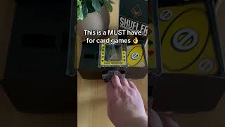 A must have for card games cardgames cardshuffler gamenight automatic card shuffler [upl. by Nohsyar]