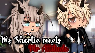 Ms shortie meets mr attitude  Original Gacha Life Mini Movie [upl. by Lowell252]