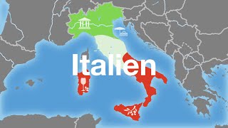 Italien  Geografie Bevölkerung Wirtschaft [upl. by Domeniga]