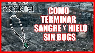 Como pasar sangre y hielo Skyrim Goroth plays [upl. by Maurita]