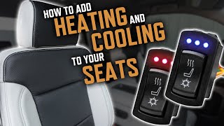 Installing Heating and Cooling Seat Ventilation Units  LeatherSeatscom Tech Tips [upl. by Kciredec]