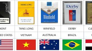 Data Cigarette Brands From Different Countries [upl. by Aicyla596]