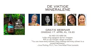 Webinar om de livsviktige mineralene med presentasjon av Fulvic [upl. by Ruelu]