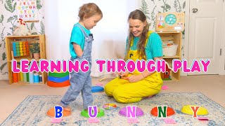 Easy Activities To Help Your Toddler Learn To Read  Learning At Home  Learning Through Play [upl. by Un485]