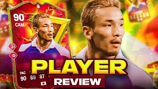 90 GOLAZO HERO NAKATA SBC PLAYER REVIEW  FC 24 Ultimate Team [upl. by Nugesulo]