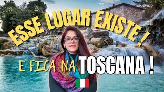 UM DOS LUGARES MAIS INCRÍVEIS DA ITÁLIA  Cascate del Mulino di Saturnia vlog2024 [upl. by Retsev]