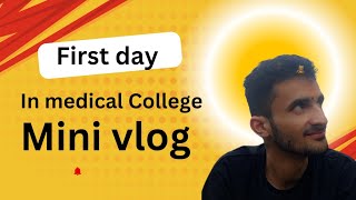 first day in medical Collage🤌mbbs firstdayvlogmedicalcollege [upl. by Lyrahs]