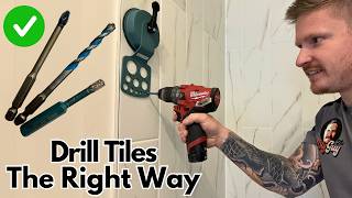 How to Drill Tiles Without Cracking Them  Perfect Results Every Time [upl. by Elata]