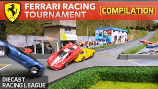 Ferrari Tournament Compilation Diecast Racing League [upl. by Yelsnik]