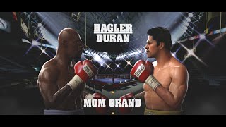 XBOX360Fight Night Rd 4💥🥊 Hagler vs Duran [upl. by Aratal]