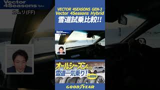 Vector 4Seasons HybridとGEN 3比較！shorts グッドイヤー オールシーズンタイヤ [upl. by Woodring]