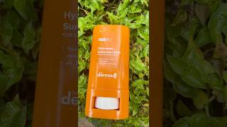 Derma co Hyaluronic sunscreen stick review skincare shorts review dermaco sunscreen trending [upl. by Ardnuhsed381]