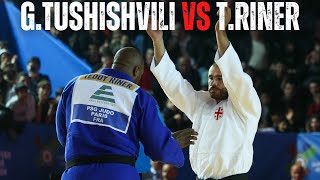 Guram Tushishvili vs Teddy Riner  European Club Championships Gori 2022 [upl. by Digdirb]