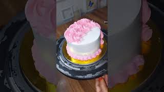 Star nozzle se rosecakes birthdaycake shorts reels youtubeshorts [upl. by Oijimer]