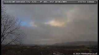 10 January 2024  Lochgelly WeatherCam Timelapse [upl. by Sola]