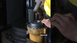 Repair Damaged Mining Truck Cylinder Barrel  short shorts [upl. by Ariela]