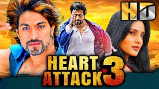 Yash Superhit South Romantic Comedy Hindi Dubbed Film  हार्ट अटैक ३ HD  राम्या  Heart Attack 3 [upl. by Brothers]