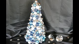 WeihnachtsbastelnTannenbaum basteln aus KugelnDIY Weihnachten – christmas tree [upl. by Burnaby]