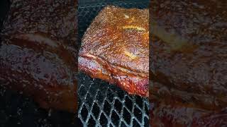 Delicious smoked pork shoulder 🍖🔥 pulledpork bbq foodie [upl. by Lebatsirc]