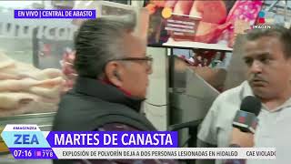 Así el precio de la carne de res pollo y embutidos en la Central de Abasto de la CDMX  Paco Zea [upl. by Niwroc30]