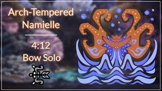 MHWI PC Arch Tempered Namielle  Bow 412 [upl. by Nitsirhc]