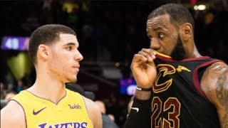 What Did Lebron James say to Lonzo Ball LEAKED AUDIO [upl. by Ffilc]