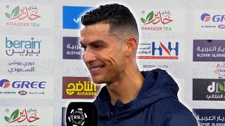 Cristiano Ronaldo WORLDS TOP SCORER interview  I feel HAPPY amp next year WILL TRY TO DO IT AGAIN [upl. by Kramer]