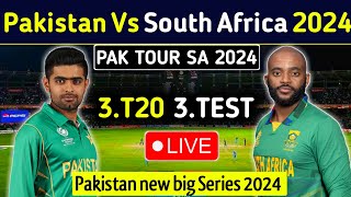 pakistan vs south Africa t20 ODI and test series schedule 2024  Pak vs rsa schedule 2024 [upl. by Cerallua77]